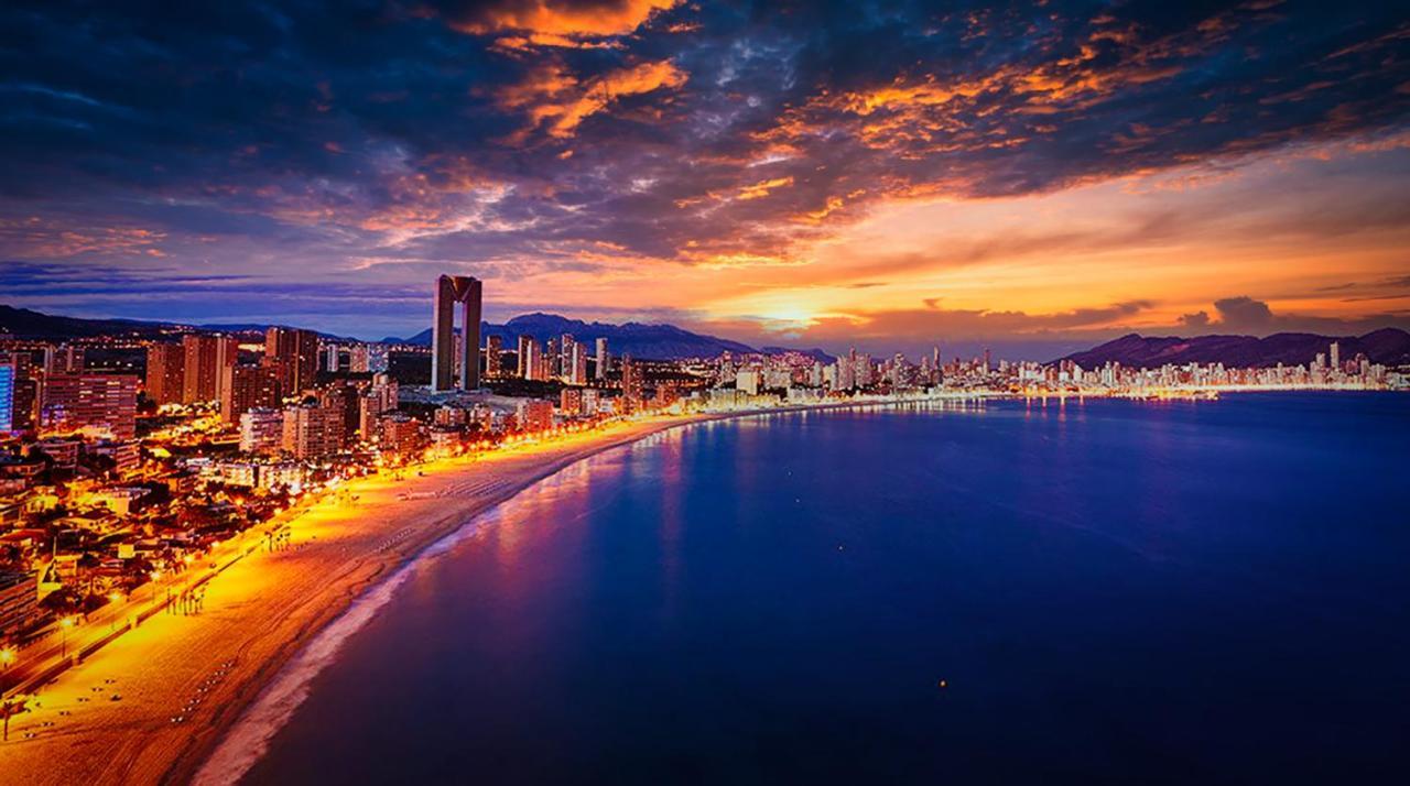 Beautiful Apartment Near Beach With Panoramic Sea-View Benidorm Exterior foto